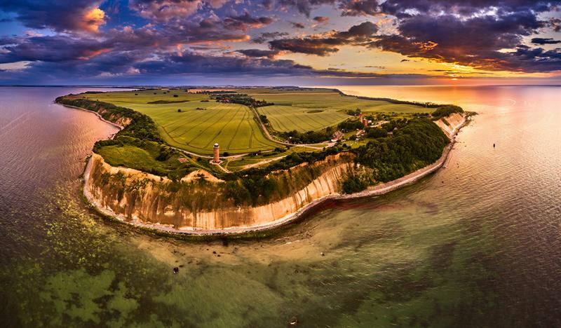 Kap Arkona mit weitem Blick auf die Ostsee